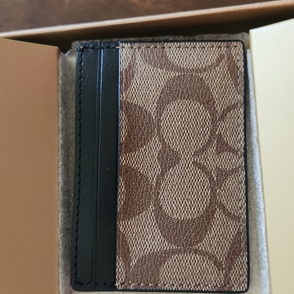 Coach Boxed Anna Foldover Clutch Crossbody and Card Case - Picture 4 of 6